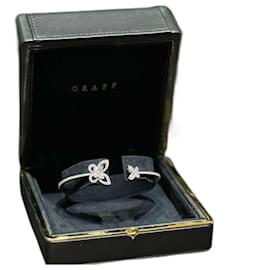 Graff Bracciale aperto in diamante a forma di farfalla in oro bianco