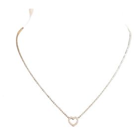 Tiffany & Co Metro Corazón en oro blanco 750/000 y diamantes
