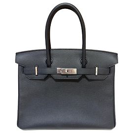 Hermès Birkin 30 Sellier Nero Epsom Palladium