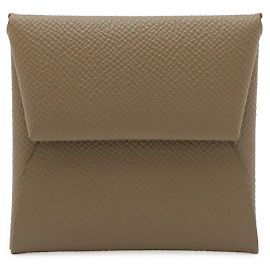 Monedero de cuero Bastia Etoupe de Hermès