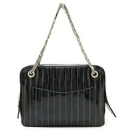 Borsa a spalla in pelle Chanel con catena