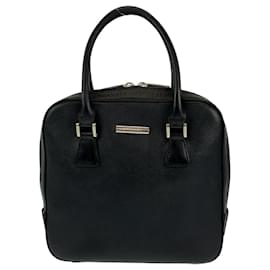Burberry Lederhandtasche Tote Schwarz