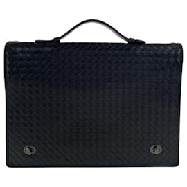 Bottega ビジネスバッグ Bottega Veneta Briefcase Intrecciato Envelope Black leather