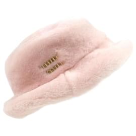 MIUMIU Mouton Shearling Bucket Hat - Miu Miu