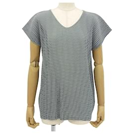 Issey Miyake Camiseta de manga corta con patrón de cuadros PLEATS PLEASE