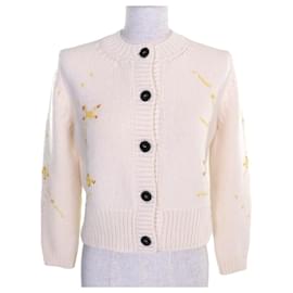 Christian Dior Pixel Zodiac Leo Logo Cardigan