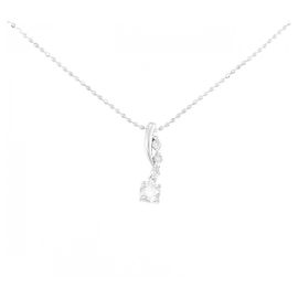 Autre Marque Collier en diamant en or blanc Au750