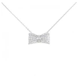 Autre Marque Collana in diamante in oro bianco Au750 a forma di nastro