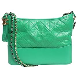 Chanel Borsa in pelle Gabrielle verde 2019