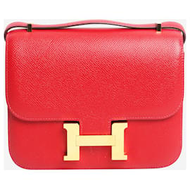 Rote Constance 18 Tasche aus Epsom-Leder - Hermès