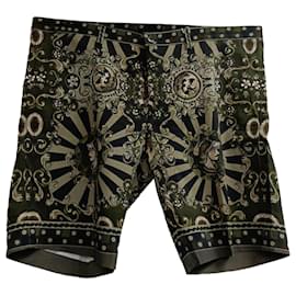 Dolce & Gabbana Printed Shorts in Multicolor Cotton