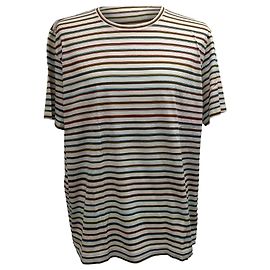 T-shirt a manica corta a righe Missoni in cotone multicolore