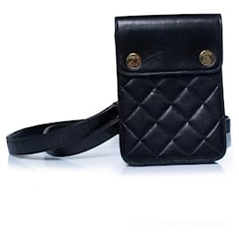 Chanel, Mini borsa a tracolla in pelle trapuntata