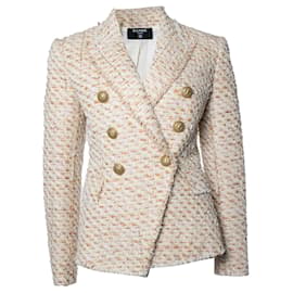 Balmain, doppelt gefütterte Tweed-Blazer