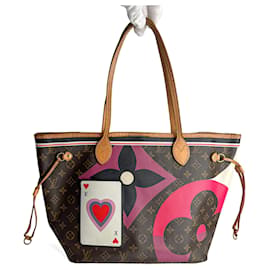 Borsa a spalla Neverfull MM Canvas Game On, marrone - Louis Vuitton