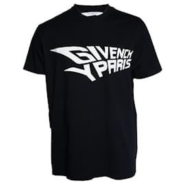 T-shirt stampata Givenchy Paris in nero
