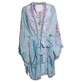 Camilla, vestido kimono multicolor