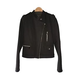 Barbara Bui Bikerjacke Perfecto Schwarz Größe 40
