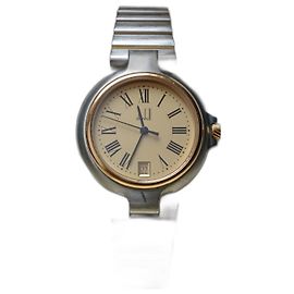 Alfred Dunhill Retro-Quarz-Uhr, Dunhill Ref. 6 QMSM 228767 Swiss Made
