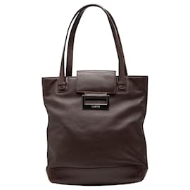 Borsa tote in pelle marrone LOEWE