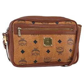 Borsa a spalla MCM Visetos in tela e pelle