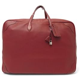 Hermès NUOVO VINTAGE BORSA DA VIAGGIO HERMES VICTORIA 60 PELLE TOGO ROSSA