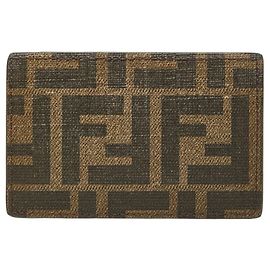 Fendi Zucca Business Card Case