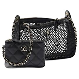 Chanel Clutch con Catena Nera