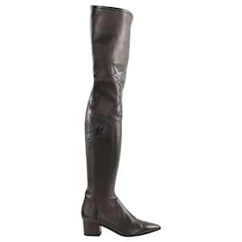 Chanel Botas de cuero negras