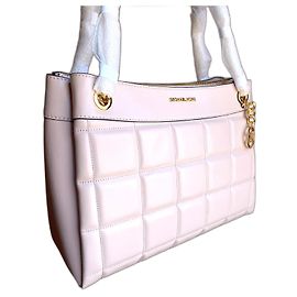 Michael Kors Susan Md Chain Tote in pelle rosa