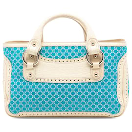 Celine Blaue Macadam Canvas Boogie Handtasche - Céline