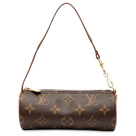 Braune Monogramm Papillon Pochette Louis Vuitton