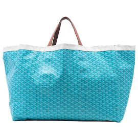 Reversible Belharra Tote aus blauer Goyardine