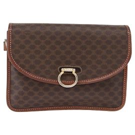 Céline Borsa a Spalla Celine Vintage Macadam in Tela Media