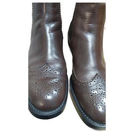 Botines Chelsea Tod's de piel marrón oscuro