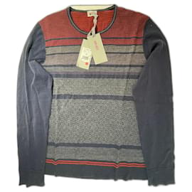Gestreifter und gemusterter Kenzo-Pullover