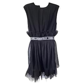 Karl Lagerfeld Tüllkleid schwarz