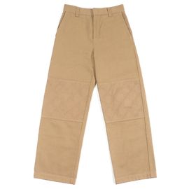 Pantaloni in denim di cotone biologico con logo GG in rilievo di Gucci