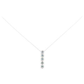 Autre Marque Collana in diamante in oro bianco Au750