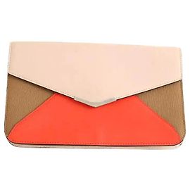 Fendi Clutch in pelle rossa