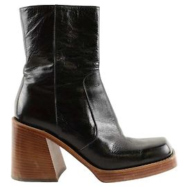 Zadig & Voltaire Stivali in pelle verniciata nera