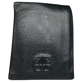 Vintage Givenchy Flapable Leather Logo Wallet Black