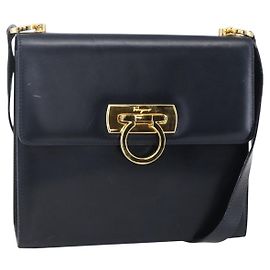 Borsa a Spalla Gancini in Pelle Salvatore Ferragamo