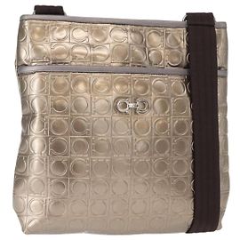 Borsa a Spalla Gancini in Pelle Verniciata Salvatore Ferragamo