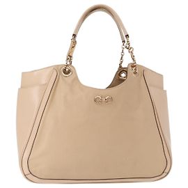 Borsa Tote in Pelle Betulla Chain Media di Salvatore Ferragamo