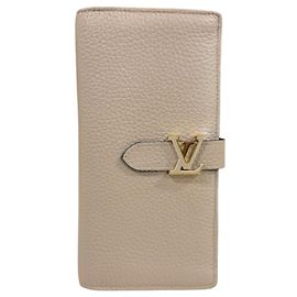Louis Vuitton lange Bi-Fold Geldbörse in Beige