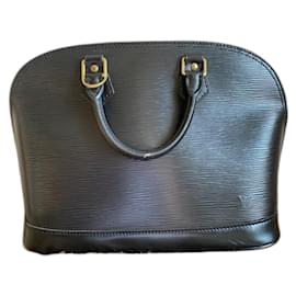 Borsa a mano Louis Vuitton in pelle nera