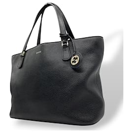 Borsa Gucci Swing Tote in pelle nera