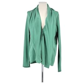 Haider Ackermann Green silk shirt