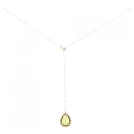 Autre Marque Collana in peridoto in oro giallo K10